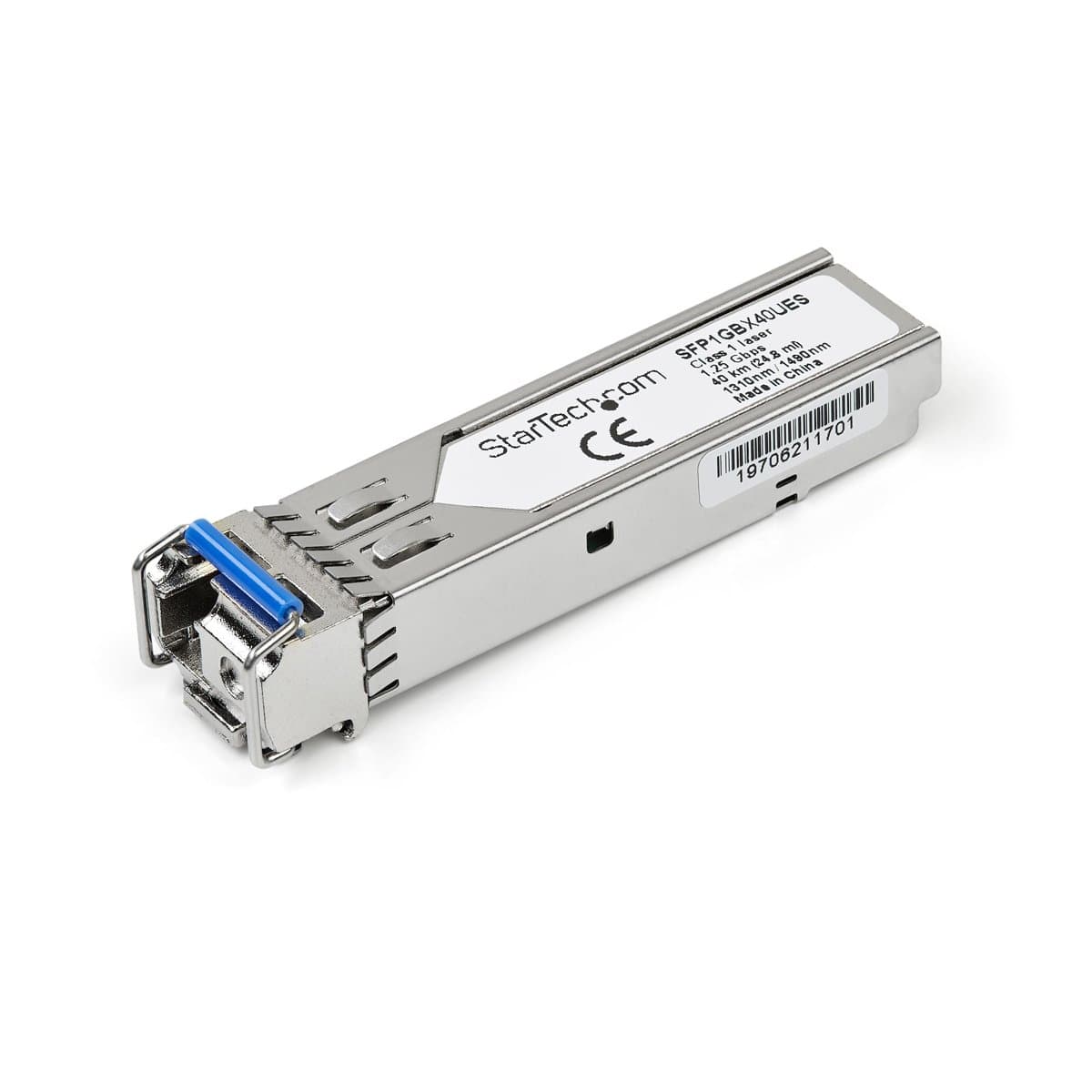 StarTech SFP-1G-BX40-U Fiber Transceiver, 1 GbE, Single Mode, 40 km