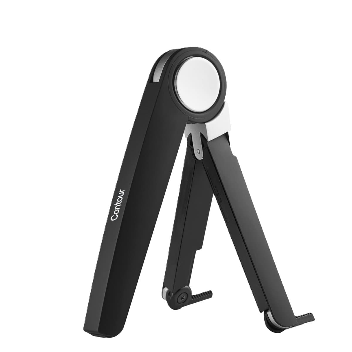 Contour Laptop Stand, Foldable, Adjustable, 4.9kg Load, Black