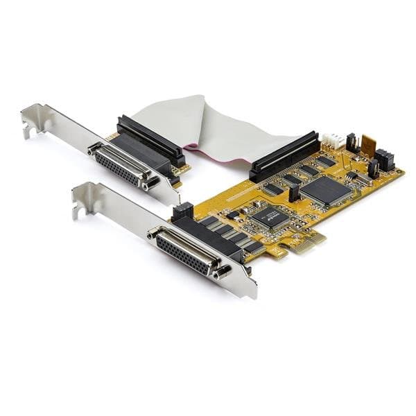 StarTech 8-Port PCIe RS232 Serial Adapter, DB9, 15kV ESD, TAA