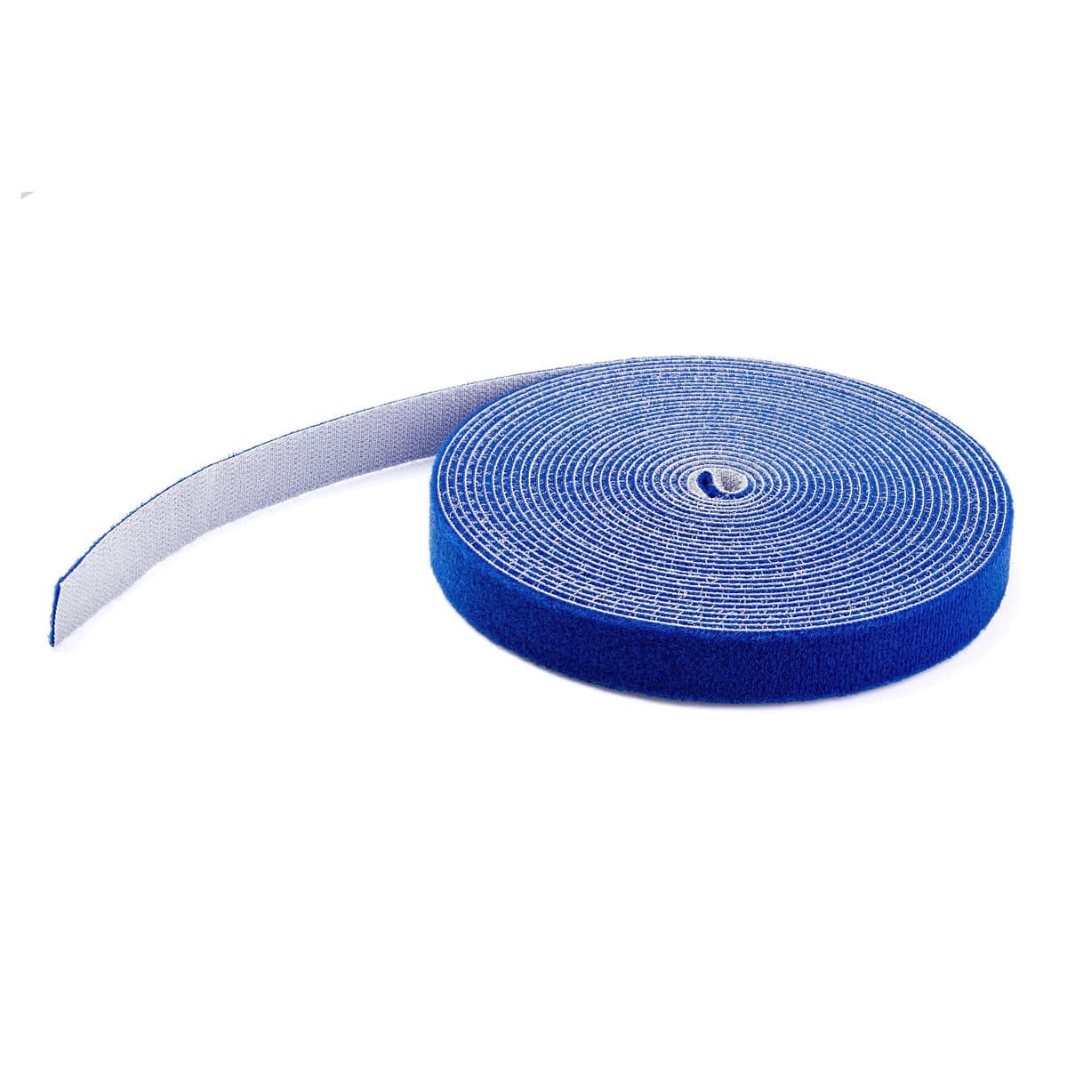 StarTech 100ft Hook and Loop Cable Tie Roll, 19mm, Nylon, Blue, Reusable