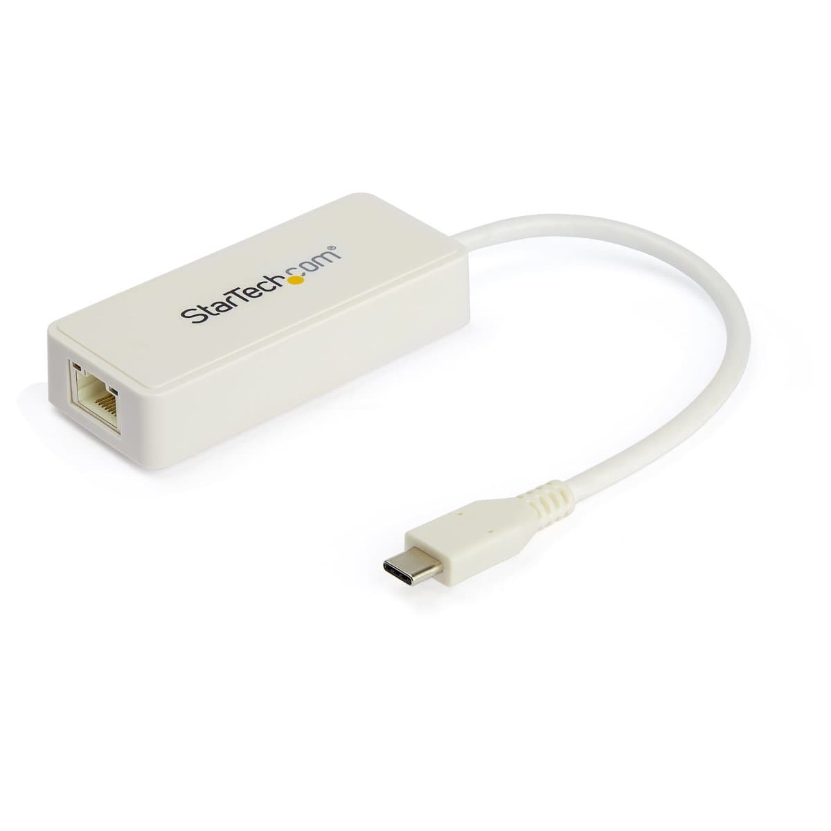 StarTech USB-C to Gigabit Ethernet Adapter, Dongle, 1Gbps, Thunderbolt 3