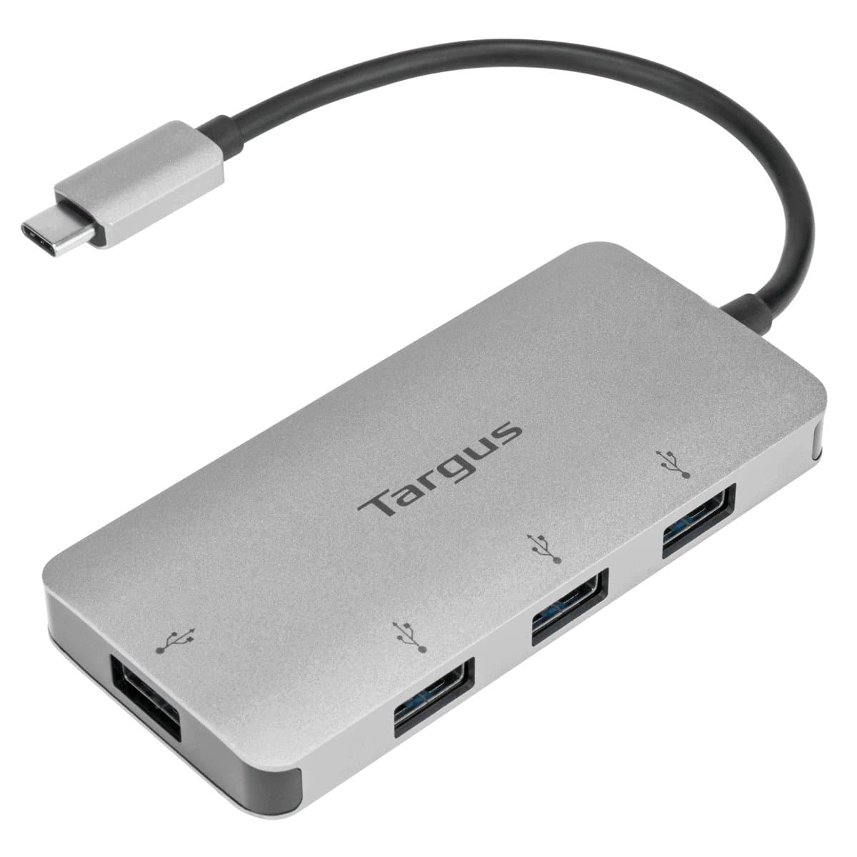 Targus Silver Usbc To 4-Port Usba Hub