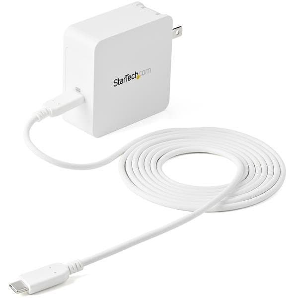 StarTech USB-C Wall Charger, 60W Power Delivery, 20V/3A, 6ft Cable