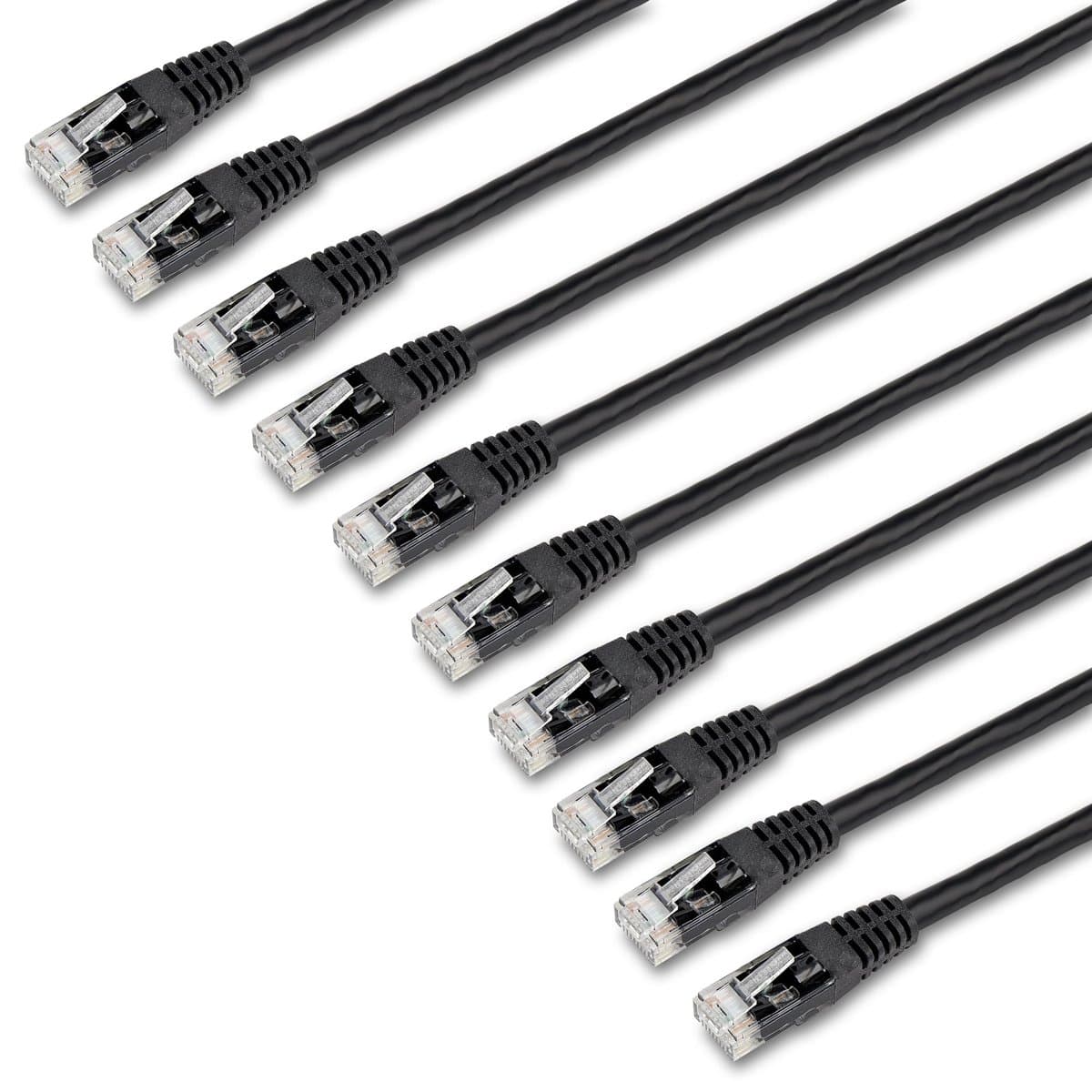 StarTech CAT6 Ethernet Cable 6ft, 10-Pack, Gigabit, Gold RJ45