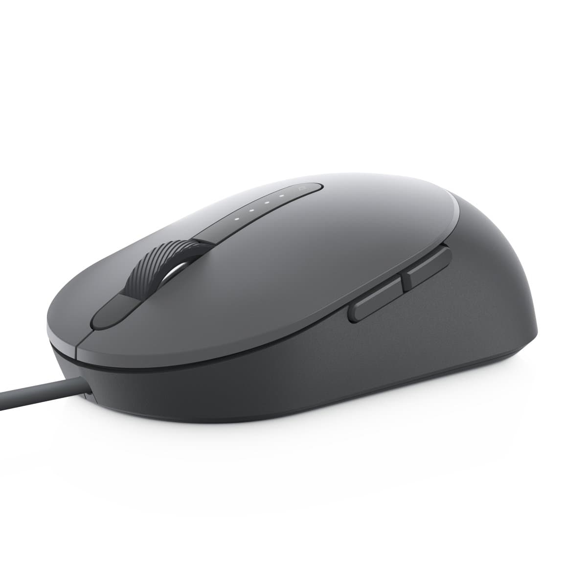Dell Pro MS3220 Laser Wired Mouse, 3200 DPI, Ambidextrous, USB Type-A, Titanium Gray