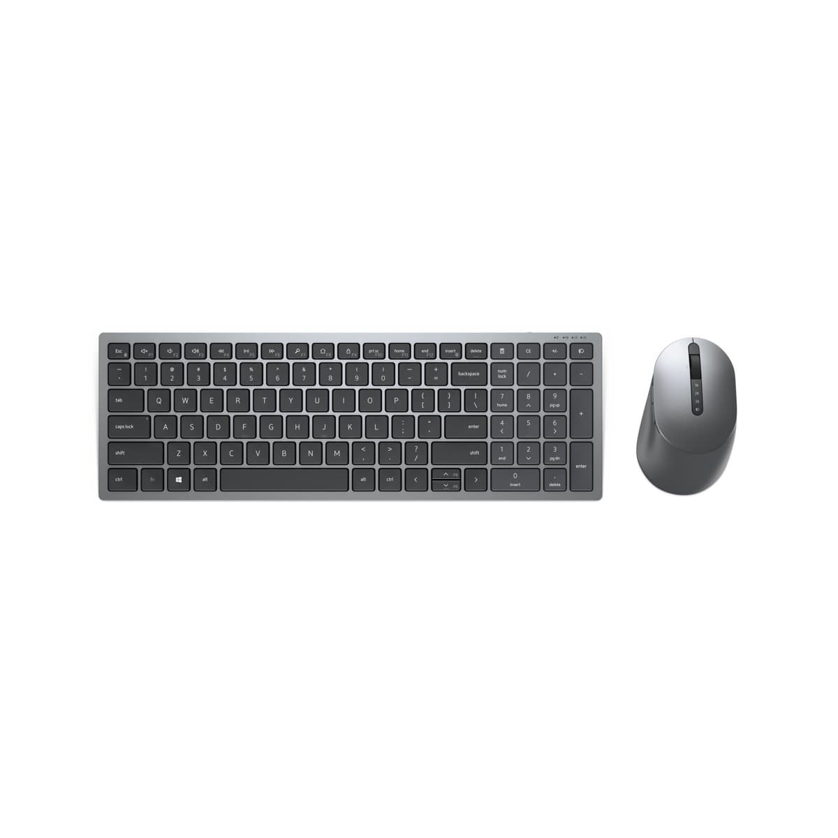 Dell KM7120W, Wireless Keyboard & Mouse, Full-Size, RF + Bluetooth