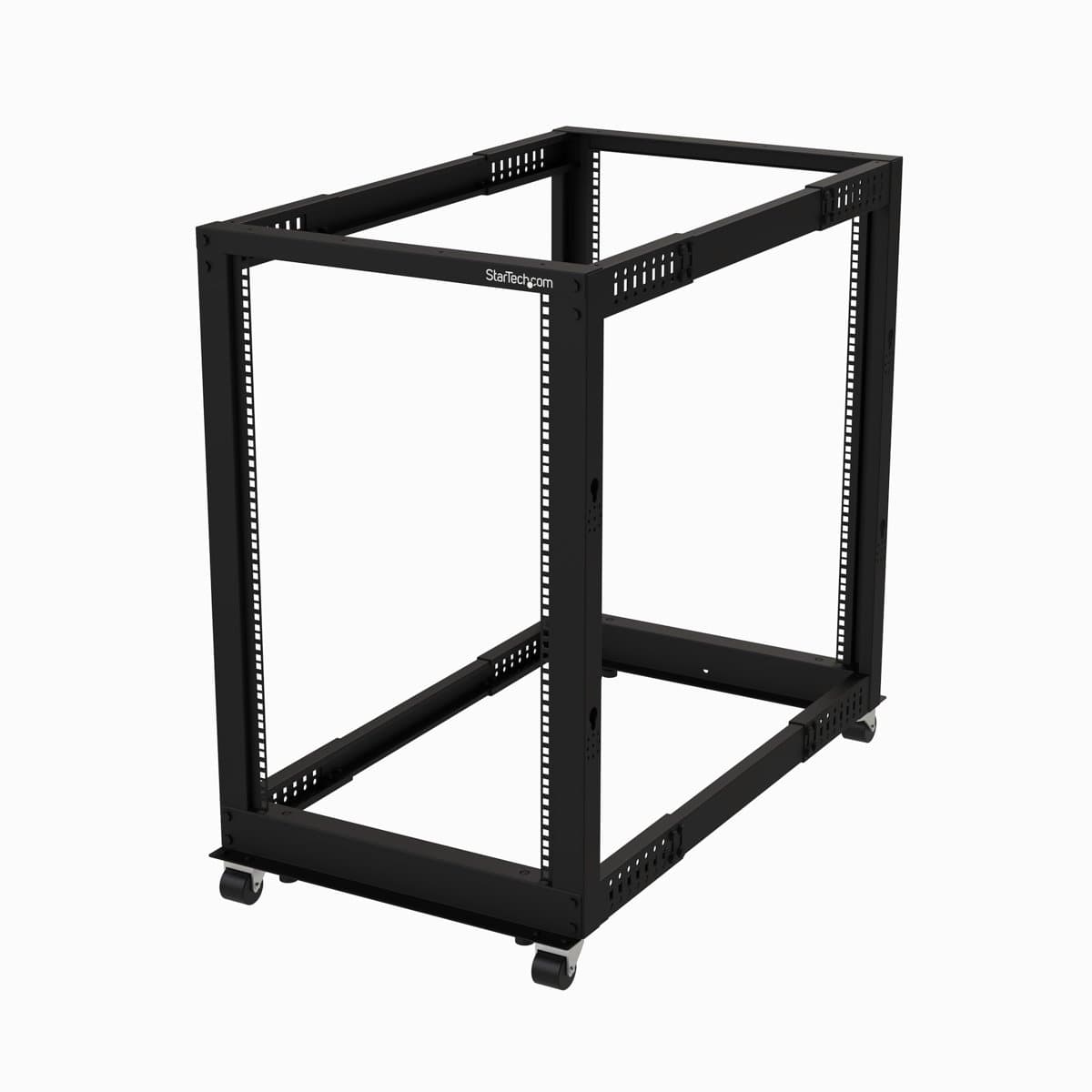 StarTech 4-Post 18U Open Frame Server Rack, 19" Width, 22–40" Adjustable Depth, 544 kg Capacity