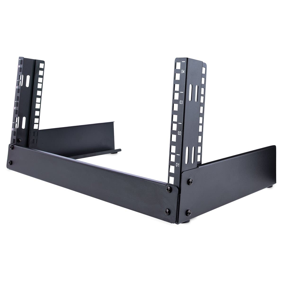 StarTech 2-Post 4U Desktop Rack, 19in Open Frame, 30kg Capacity