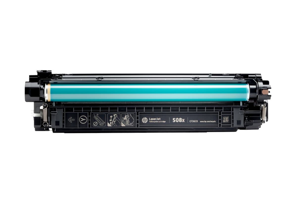 HP 508X High Yield Yellow Toner Cartridge, 9500 Pages, LaserJet