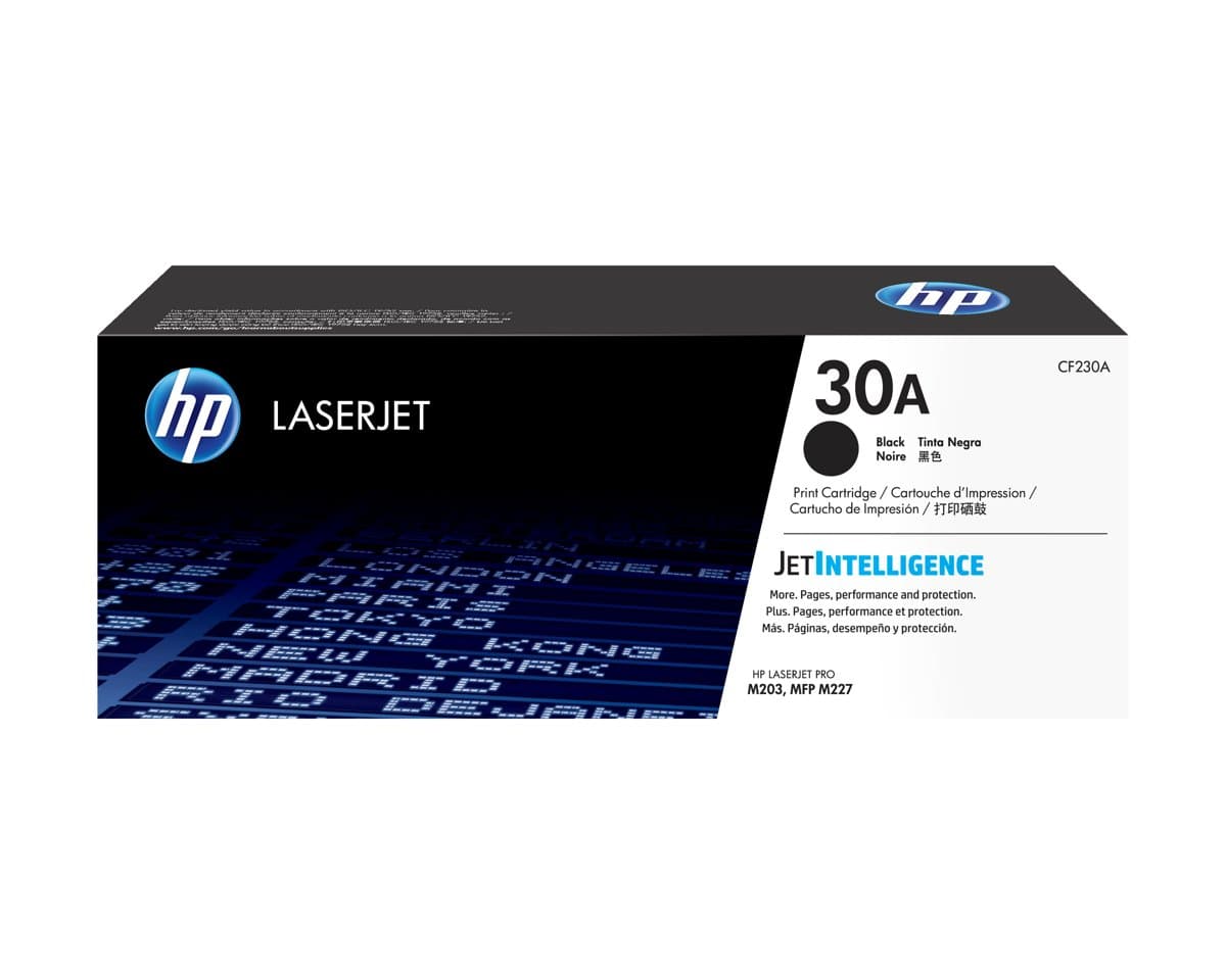 HP 30A Black LaserJet Toner Cartridge, 1600 Pages