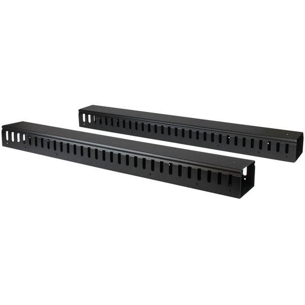 StarTech Vertical Cable Organizer, 6ft Panel, 0U, 2-Pack