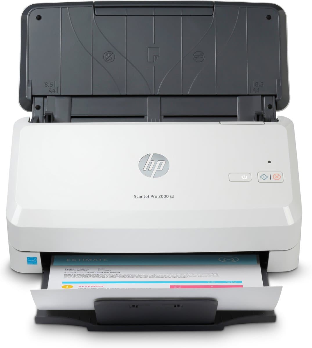 HP ScanJet Pro 2000 s2 Sheet-Fed Scanner, 600×600 DPI, 35 ppm, 50-Sheet ADF
