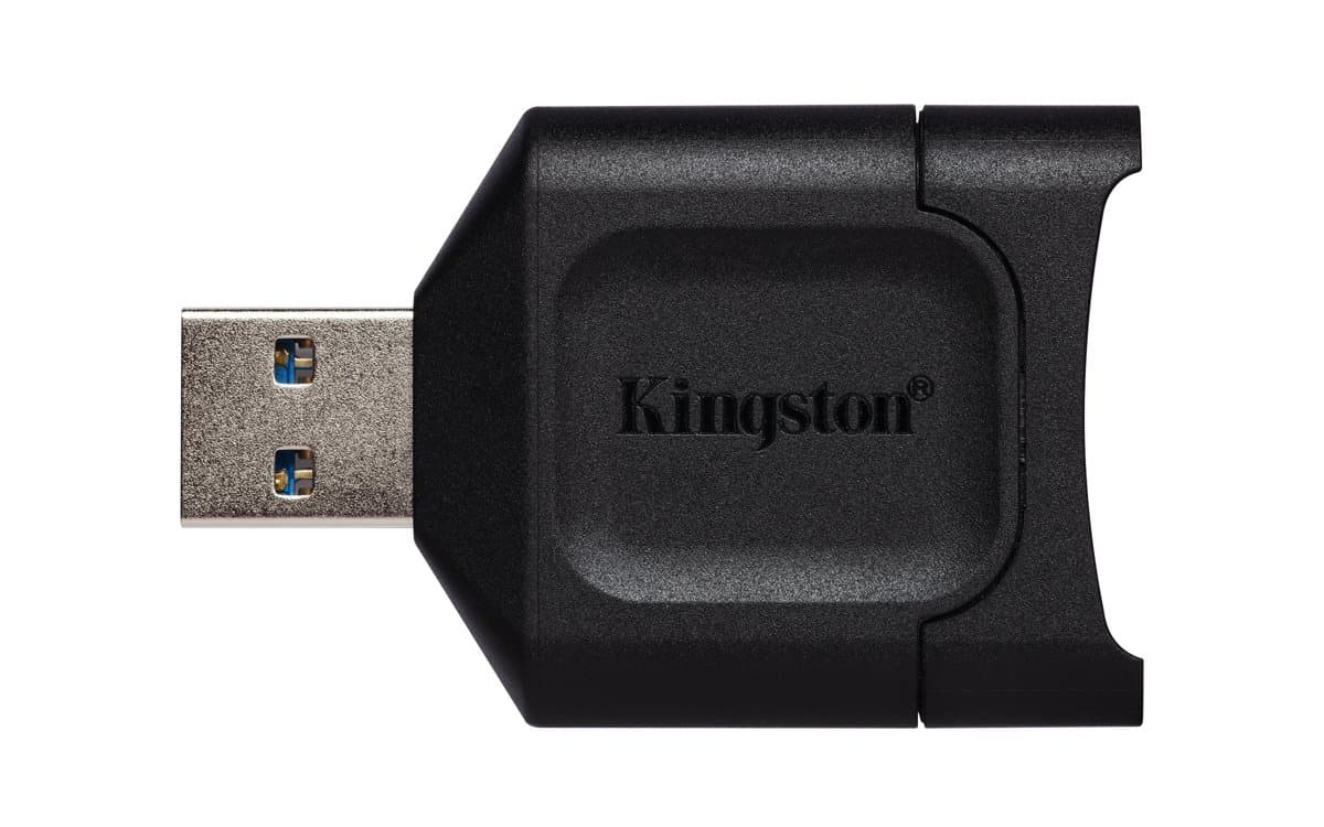 Kingston MobileLite Plus SD Card Reader, USB 3.1, UHS-II Support, Black