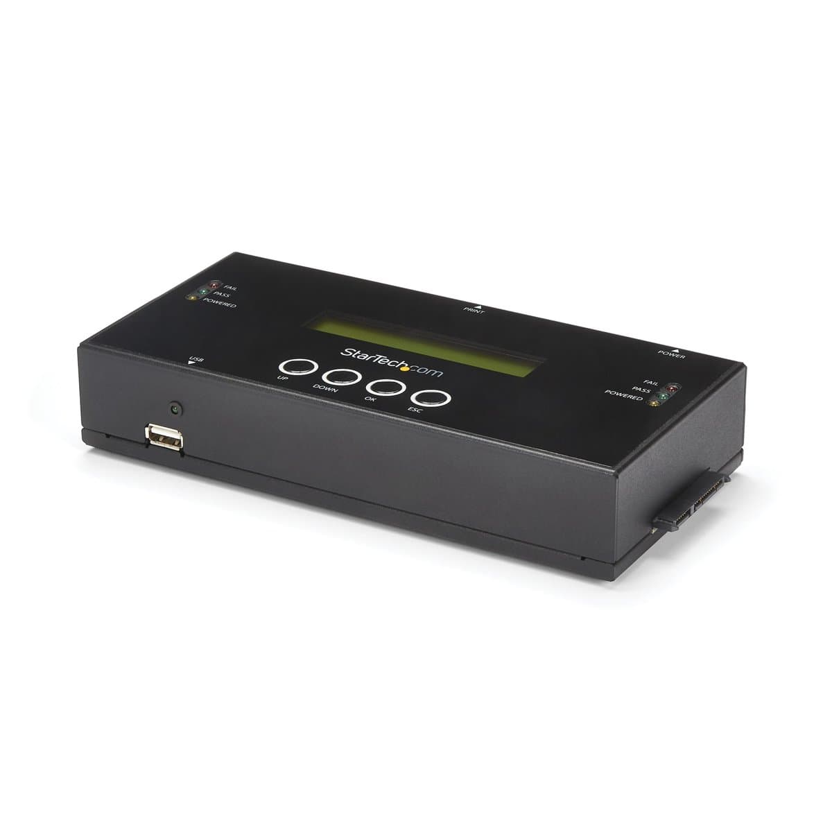 StarTech 1:1 Hard Drive Duplicator/Eraser, SATA/SAS, 2.5/3.5 inch, USB 3.2