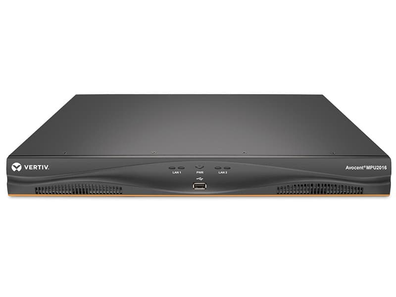 Vertiv Avocent MPU2016DAC-400, 16-Port KVM Switch, 1920×1080, Rackmount