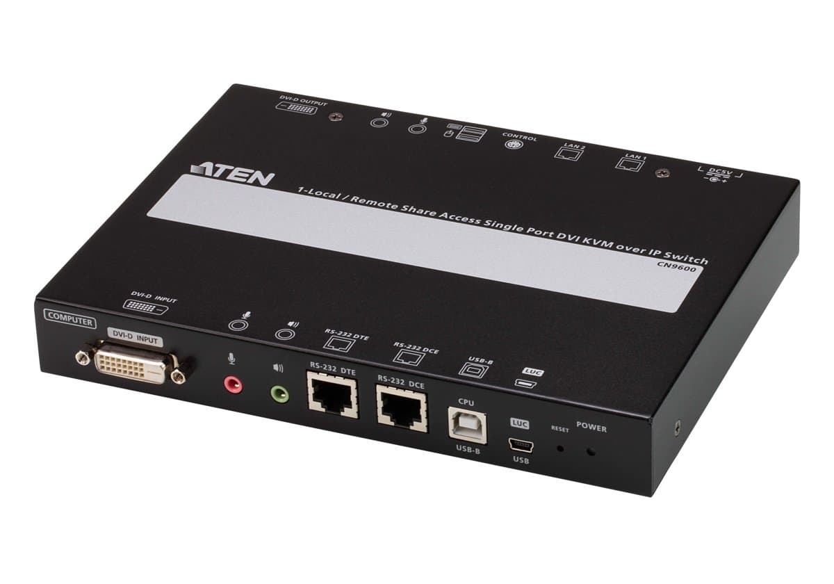 ATEN CN9600 DVI KVM Over IP, 1920 x 1080, 60Hz, USB, Ethernet