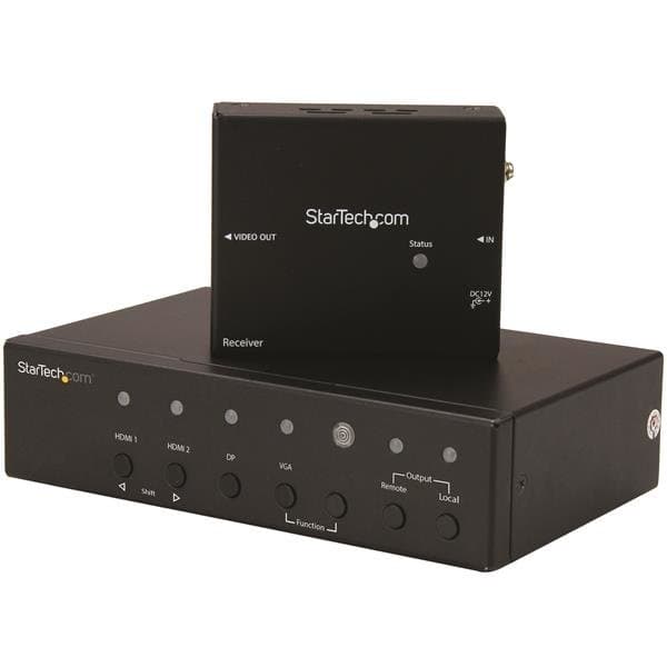 StarTech HDBaseT Multi-Input Video Extender, 4K, 70m Range, CAT5e/CAT6