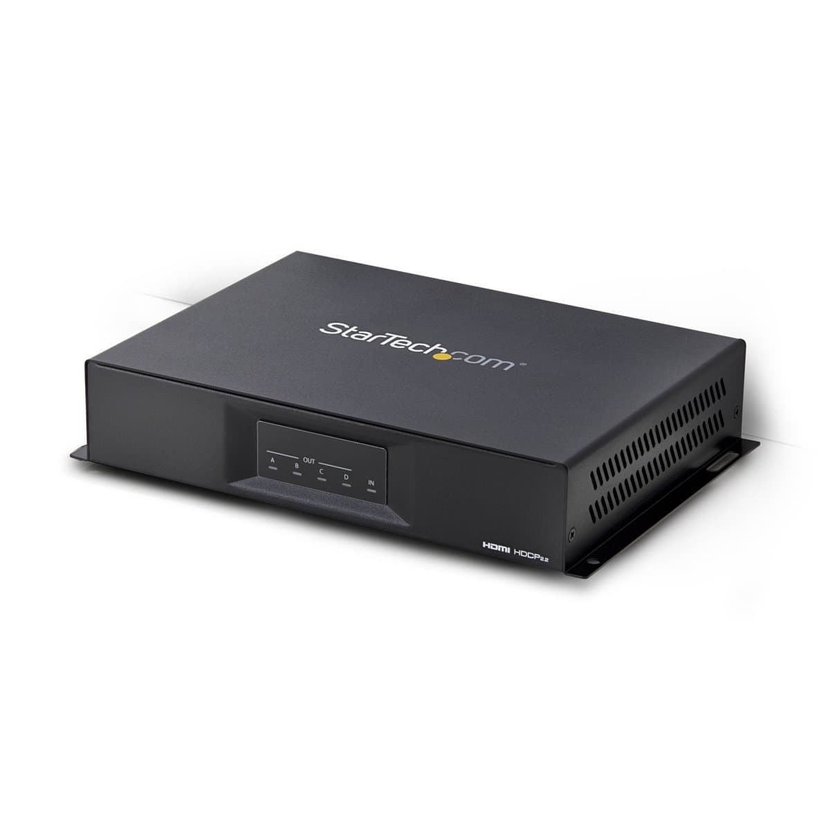 StarTech 2×2 4K Video Wall Controller, HDMI 2.0, 1 Input to 4 Outputs, 60Hz, RS232/Ethernet