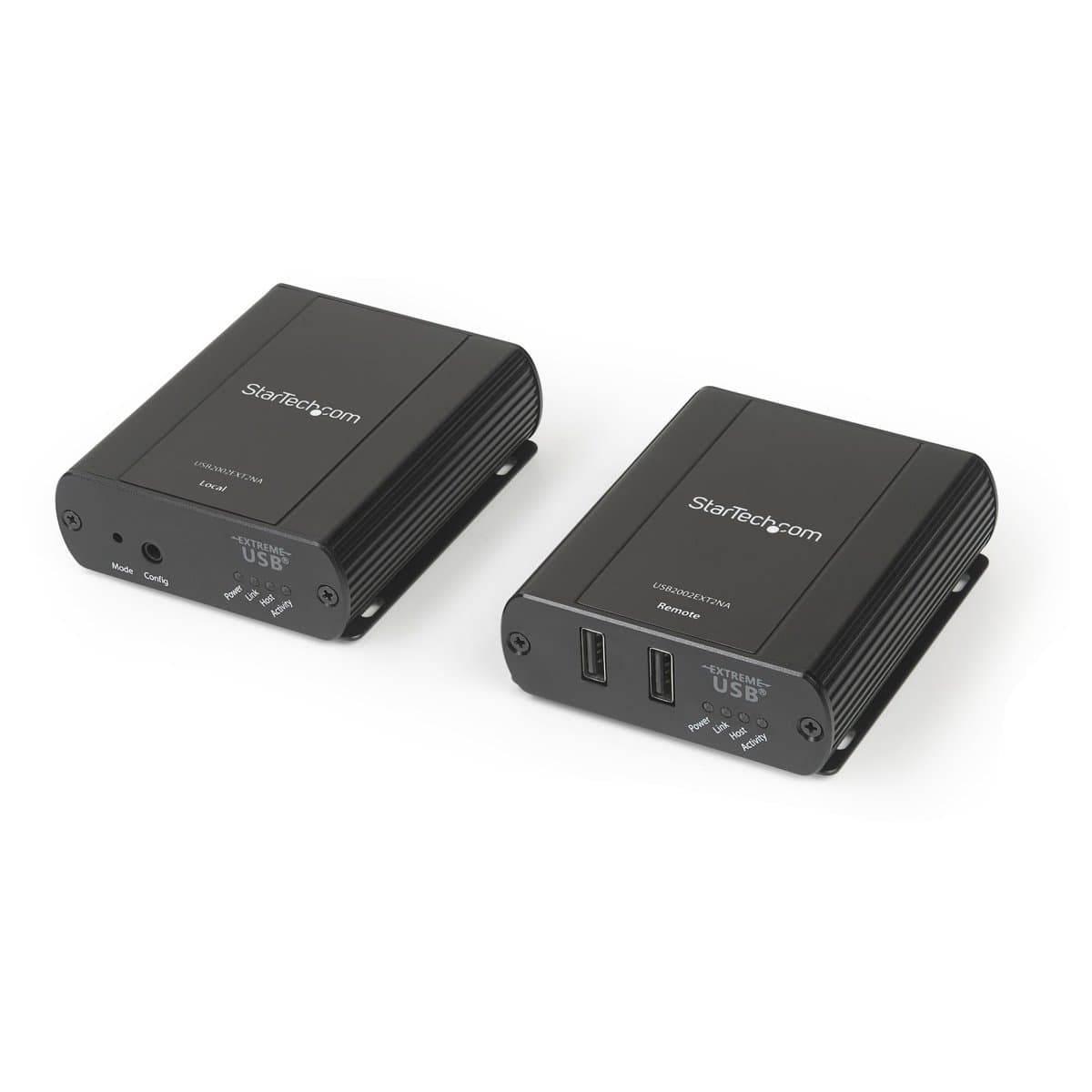 StarTech 2-Port USB 2.0 Extender Hub, Cat5e/Cat6, 100m, 480 Mbps, Metal