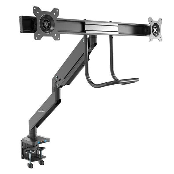 StarTech Dual Monitor Arm, Up to 32 in., VESA Mount, USB & Audio, Ergonomic