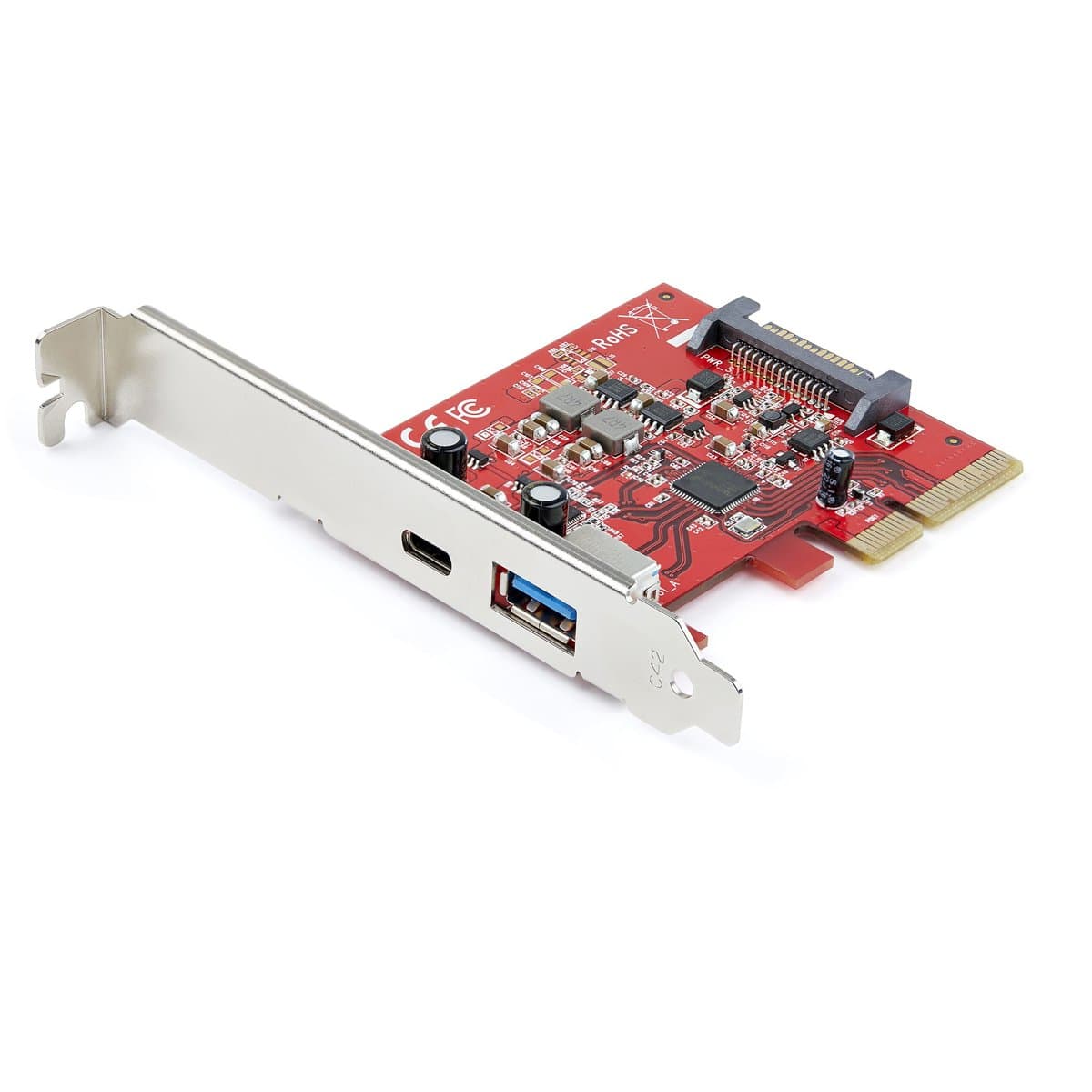 StarTech 7TT072, 2-Port USB-A/C PCIe Card, USB 3.2 Gen 2, 10 Gbps