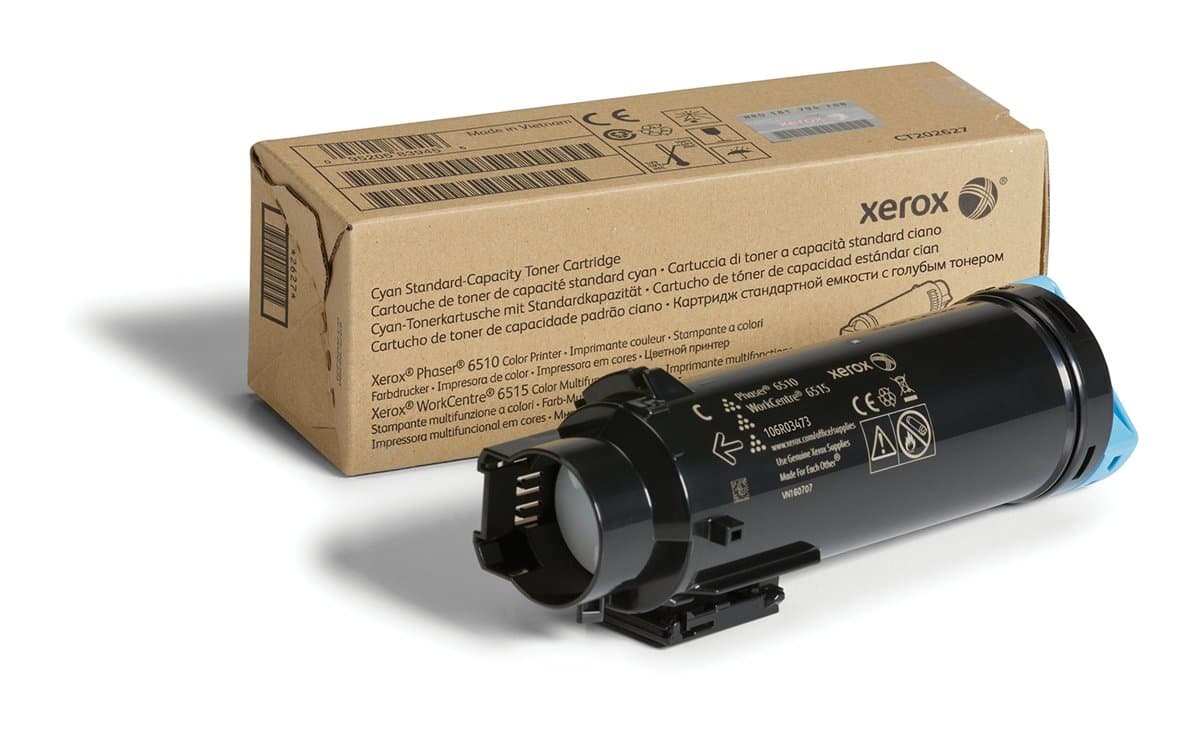 Xerox Cyan Std Cap Toner Cartridge Wc 6515 Phaser 6510 1000 Pages
