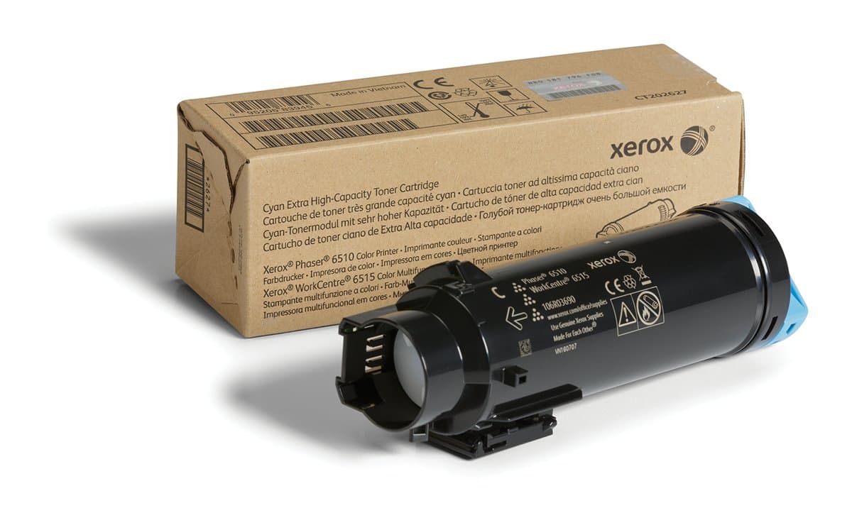 Xerox 106R03690 Cyan Toner Cartridge, Extra High Capacity, 4300 Pages, 1 Pack