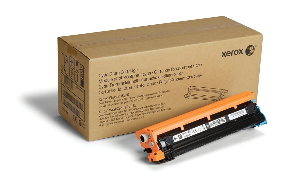 Xerox Cyan Drum Cartridge, Phaser 6510/WorkCentre 6515, 48K Pages
