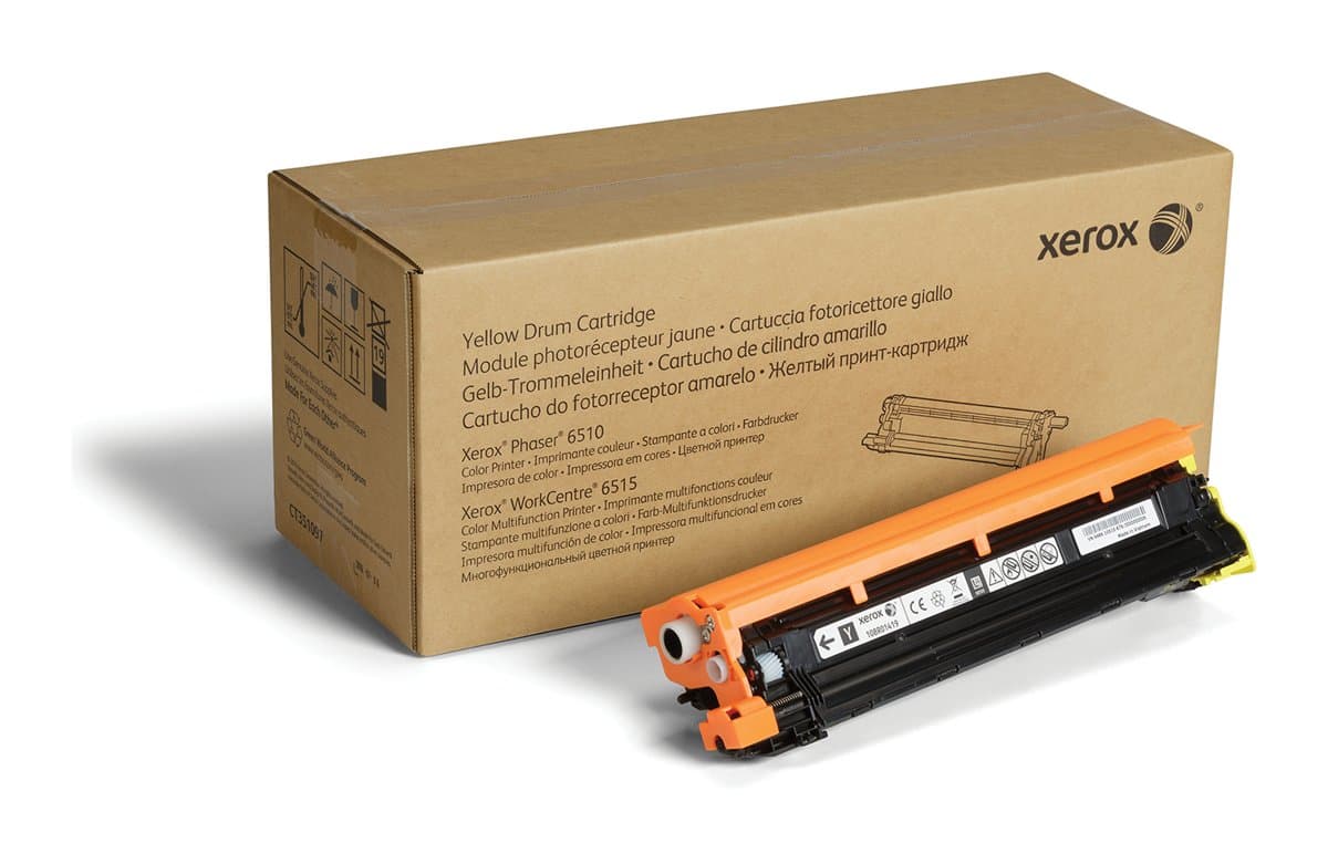 Xerox Phaser 6510/WorkCentre 6515 Yellow Drum Cartridge, 48,000 pages