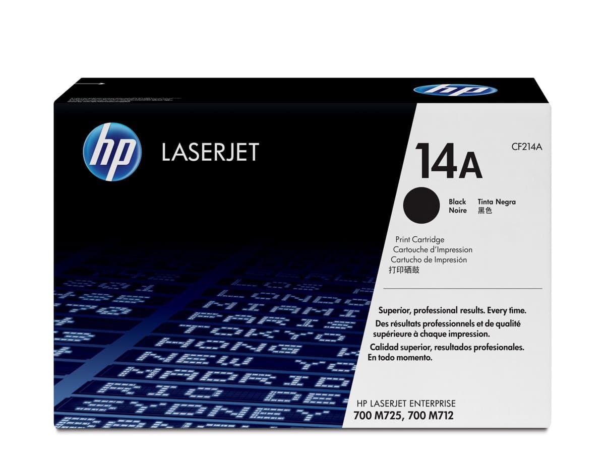 HP 14A Original LaserJet Toner Cartridge, Black, 10000 Pages