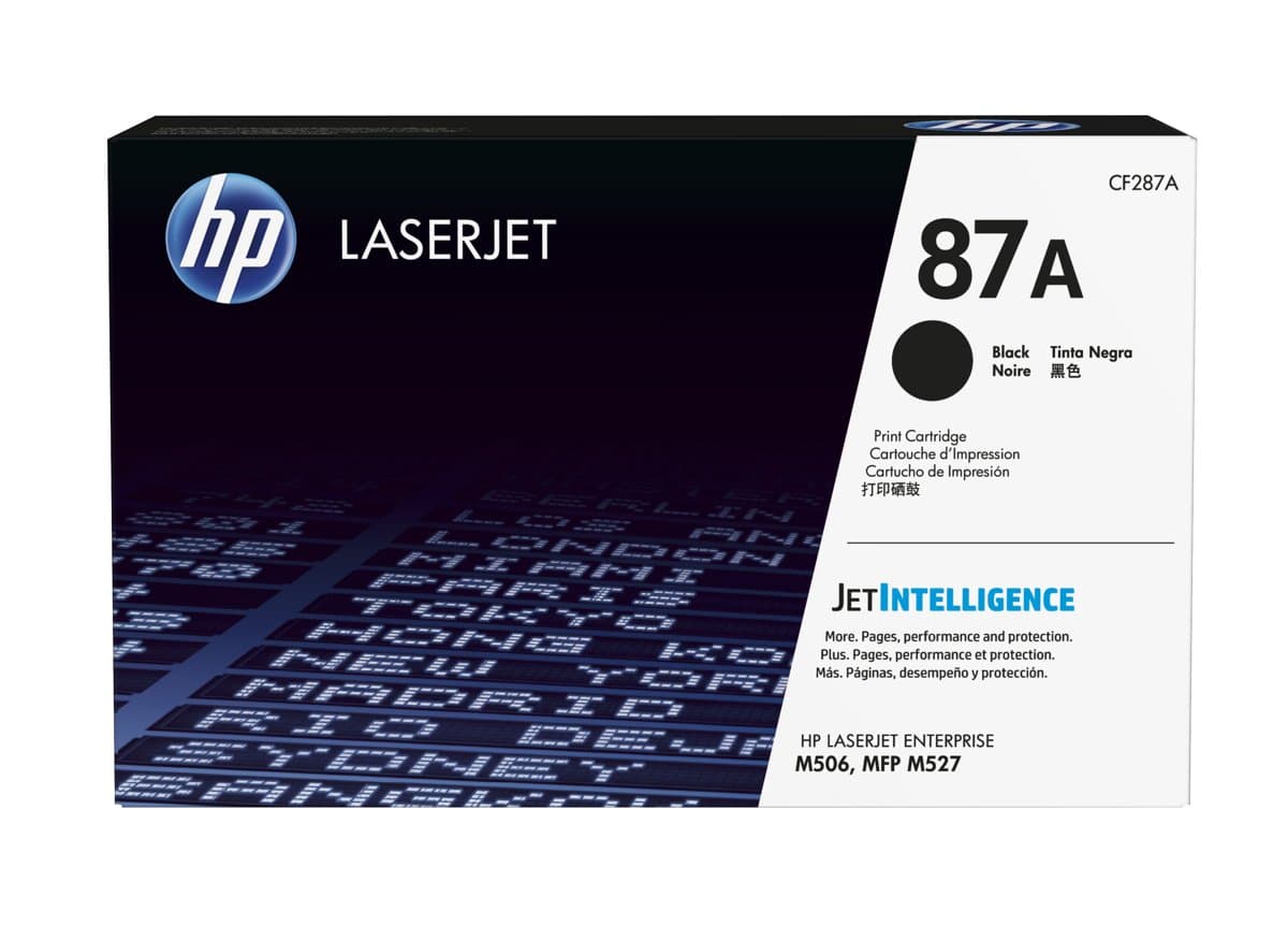 HP 87A Black Original LaserJet Toner Cartridge, 8550 Page Yield