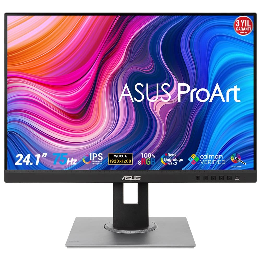 ASUS ProArt PA248QV, 24.1" WUXGA IPS, 100% sRGB, Factory Calibrated, Height Adjustable