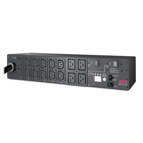 APC Metered Rack PDU 2U, 30A 208V, 12× C13 4× C19, NEMA L6-30P