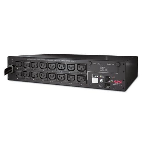 APC Rack PDU Switched, 2U, 30A 208V, 16×C13 Outlets, NEMA L6-30P, 3.66m Cable