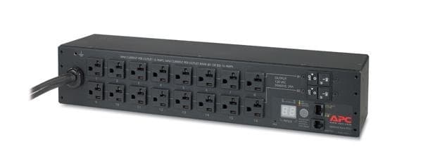 APC AP7802B Metered Rack PDU, 2U, 30A 120V, 16 Outlets NEMA 5-20R