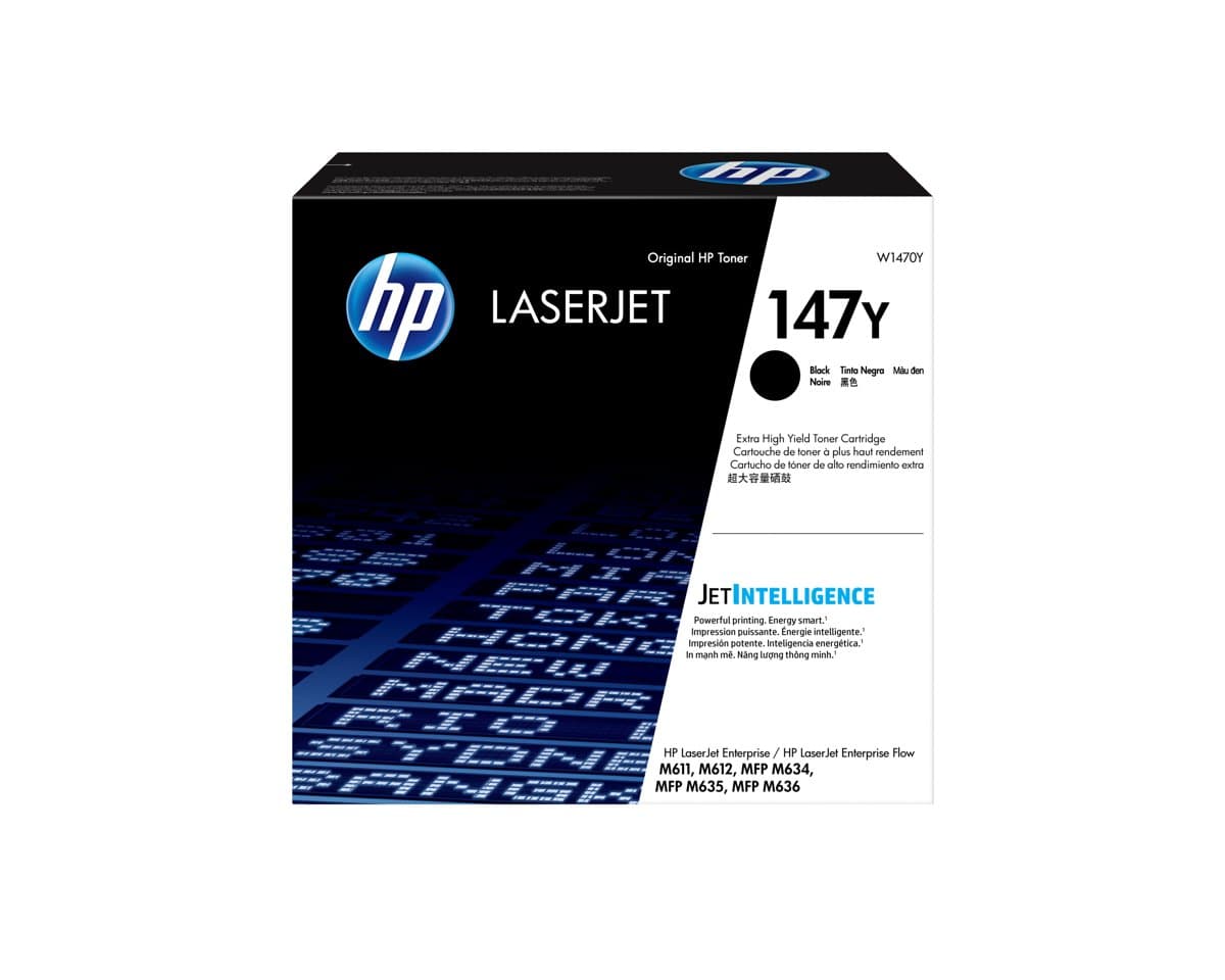 HP 147Y Extra High Yield Black LaserJet Toner, 42000 Page Yield, LaserJet 600 Series, 1 Cartridge