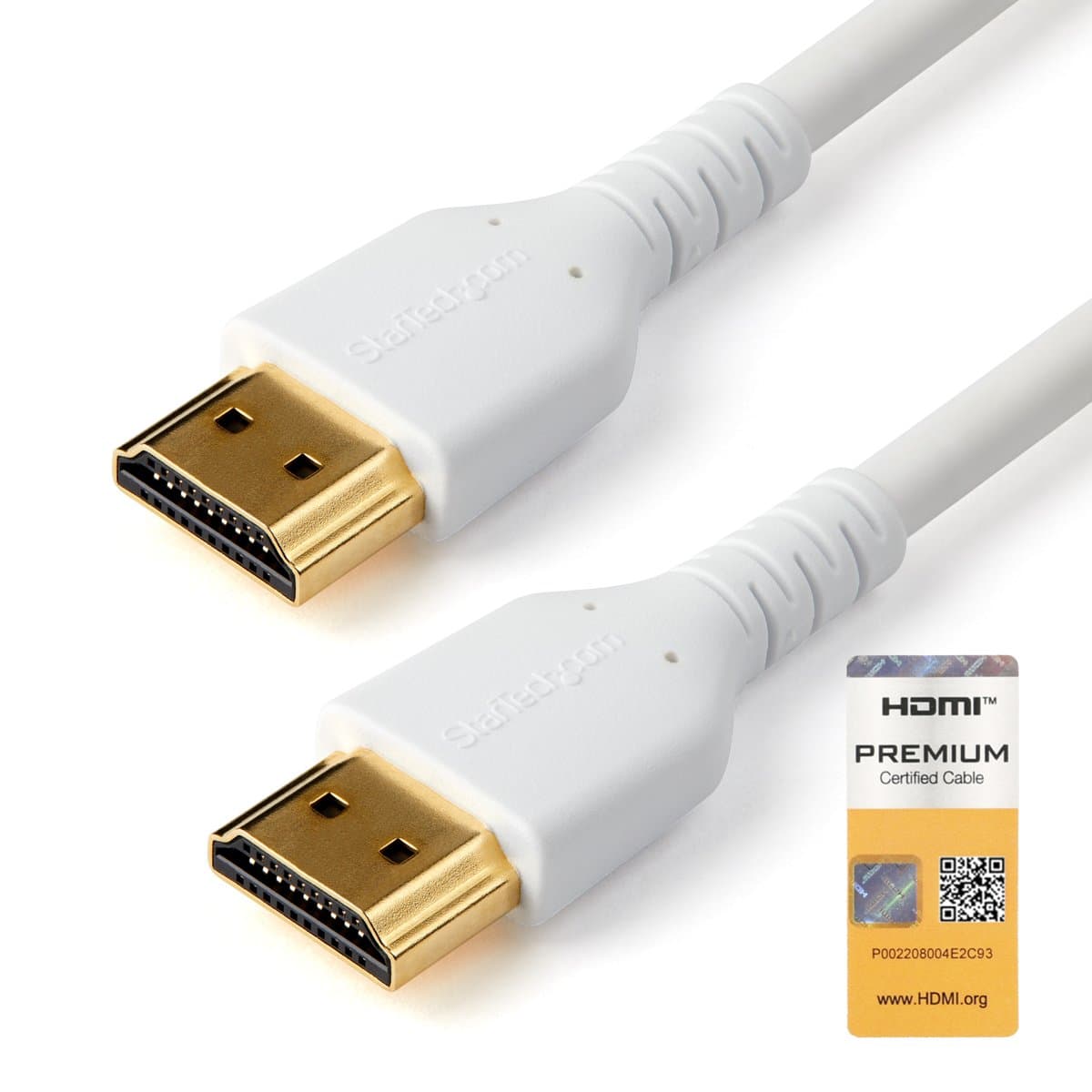 StarTech Slim HDMI 2.0, Cable, 6 ft, 4K 60Hz, HDR10, ARC
