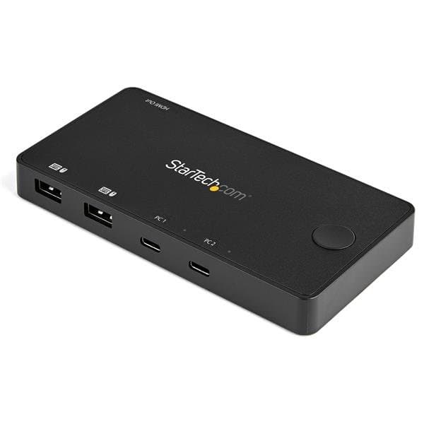 StarTech 2-Port USB-C KVM Switch, 4K 60Hz, HDMI, DP Alt Mode