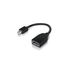 Lenovo 4X90L13971, Mini DisplayPort to DisplayPort Adapter, 20g, Black
