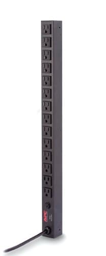 APC Basic Rack PDU, 0U, 120V 15A, 14× NEMA 5-15R, 3.6m Cable