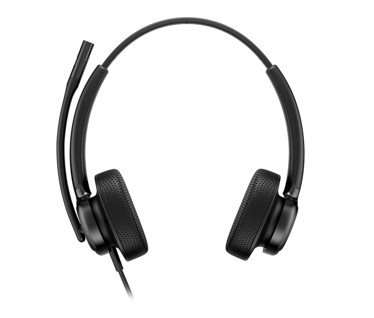 HP Poly Mission 425 Stereo USB Wired Headset, 132 Grams, Black