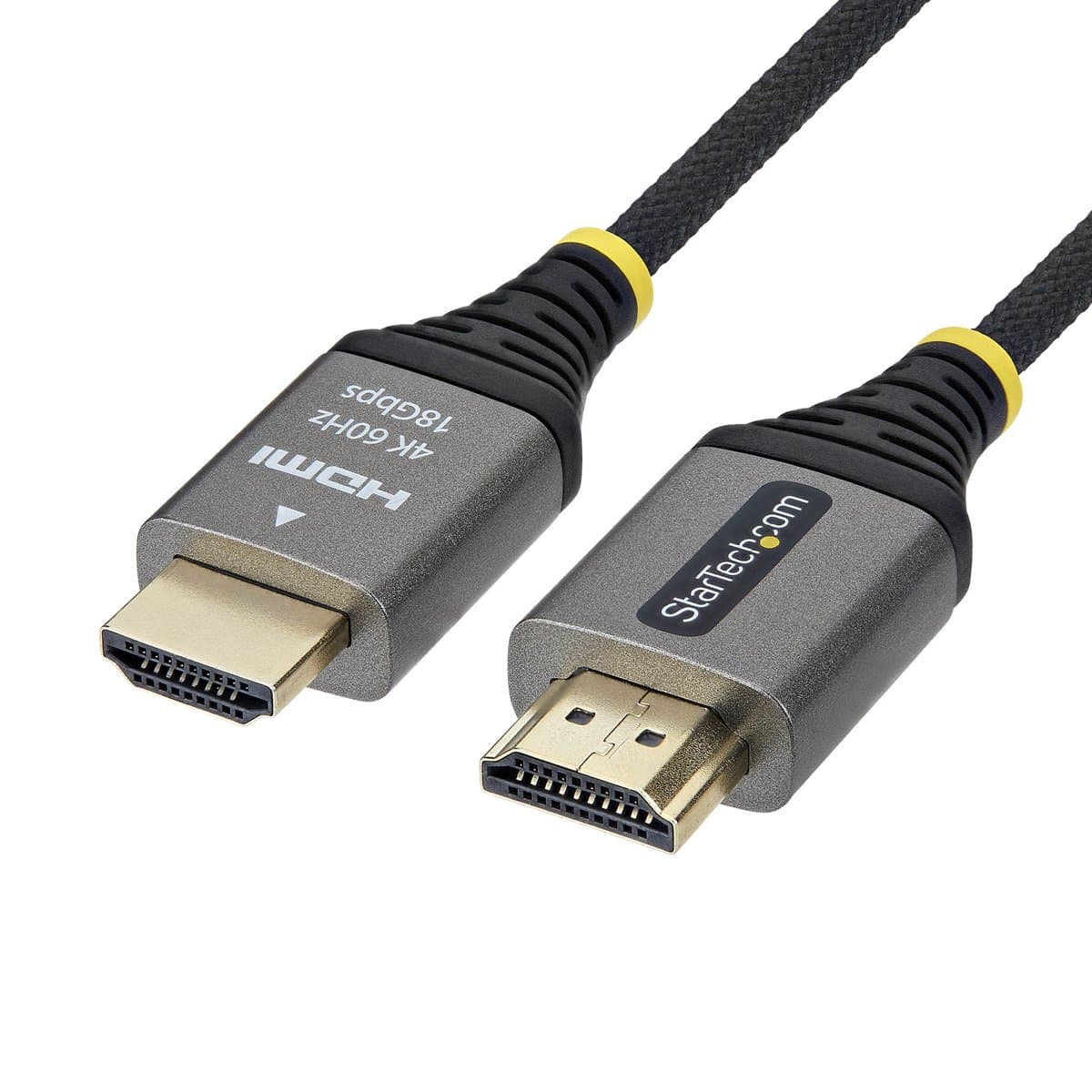 StarTech.com 6ft HDMI 2.0 Cable 4K 60Hz Premium Certified High Speed HDMI