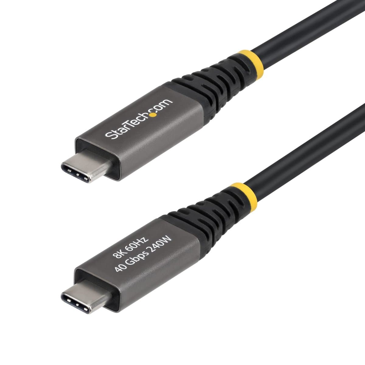 StarTech 6ft Active USB4 Cable, 40Gbps, 240W PD, 8K 60Hz/4K 240Hz DP2.1