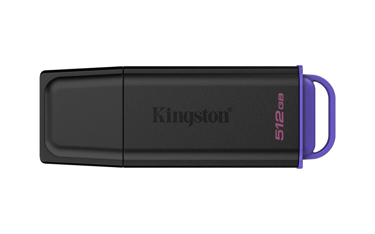 Kingston DataTraveler Exodia 512GB, USB 3.2 Gen 1, Cap, Black/Violet
