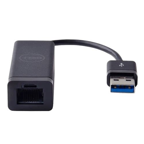 Dell USB 3.0 Ethernet Adapter, Gigabit 1000Mbps, Black, PXE Boot