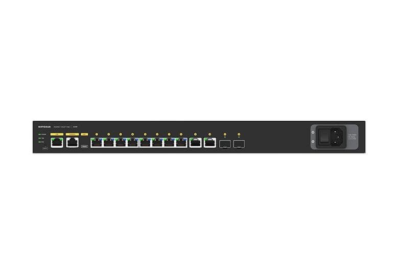 Netgear M4250-10G2F-POE+ AV Managed Switch, 10x Gigabit Ethernet, PoE++, 24Gbps