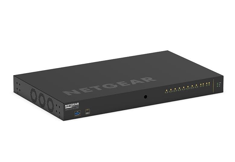 Netgear M4250-10G2XF-POE++ AV Switch, 10 Gigabit, PoE++ Ultra90, 60 Gbit/s, 1U