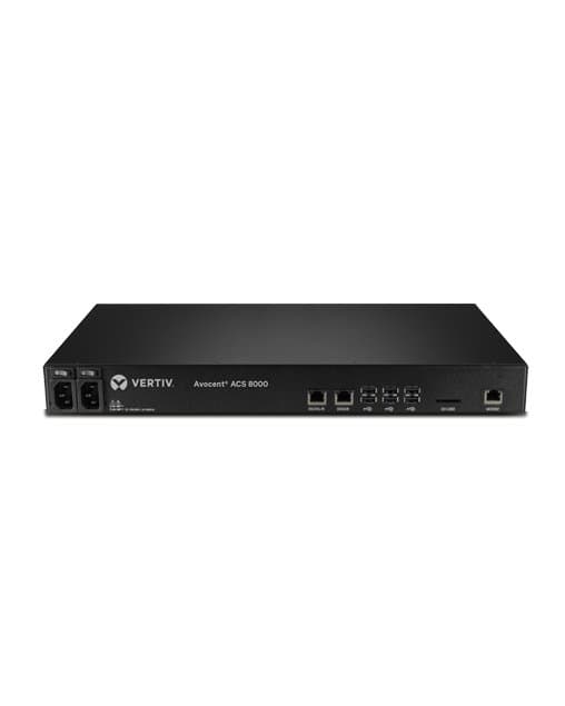 Vertiv Avocent ACS 8008SAC, 8-Port Console Server, AC Power Supply