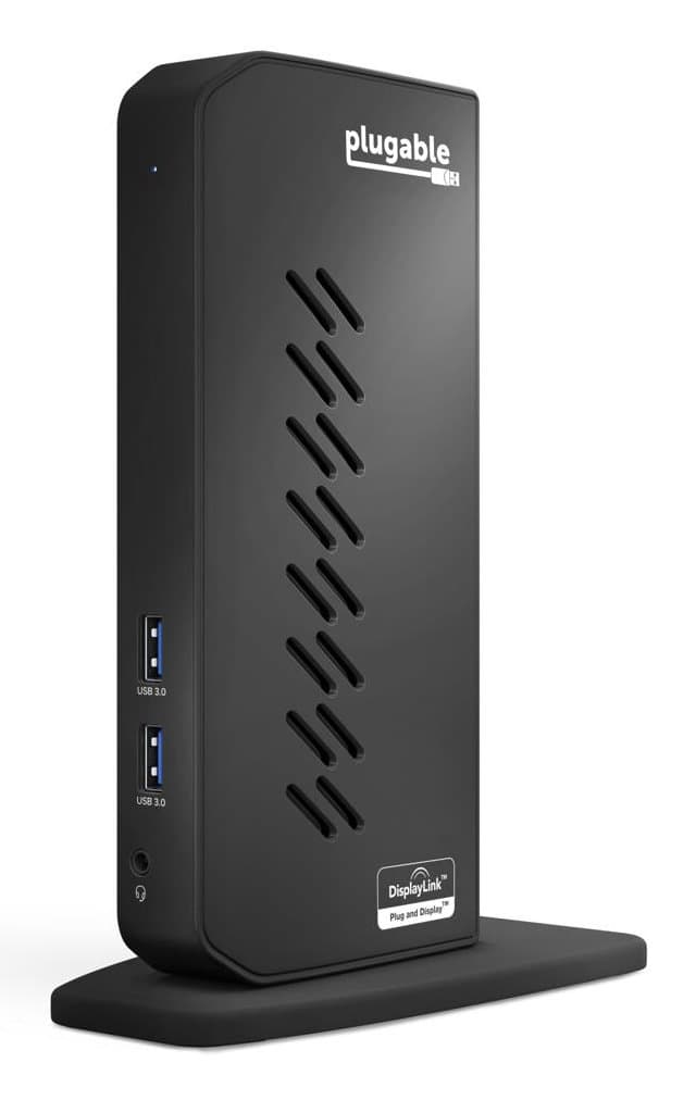 Plugable UD-3900Z USB-C Universal Dock, Dual HDMI, Gigabit Ethernet, 5 Gbps