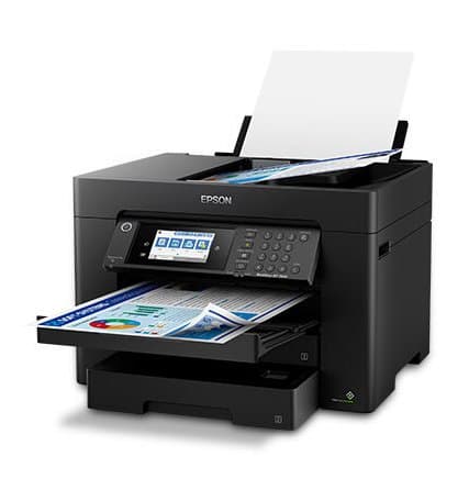 Epson WorkForce Pro WF-7840, 13×19 Wide-Format, 25 ppm, Duplex AIO